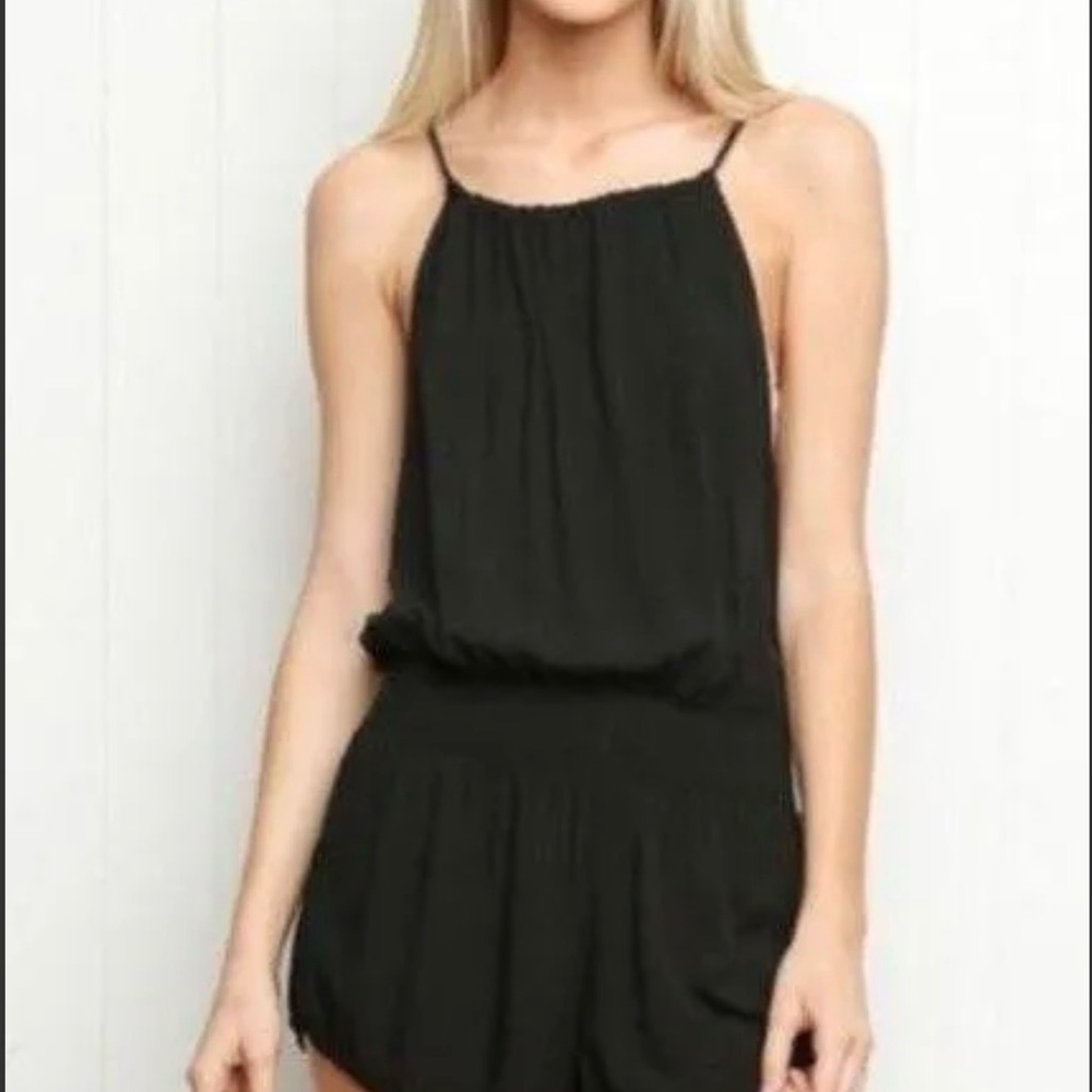 Brandy Melville Black Romper OS
